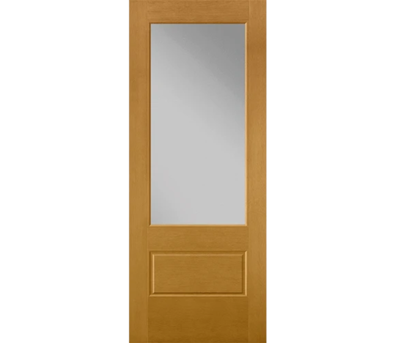 San Antonio 3 Quaters Light Fiberglass Entry Door