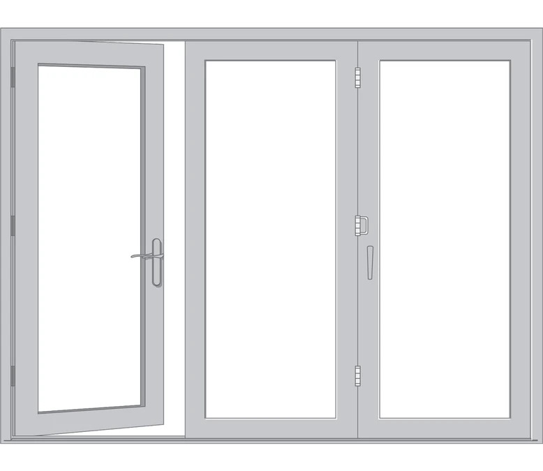 San Antonio Pella Architect Reserve Series Contemporary Bifold Patio Door