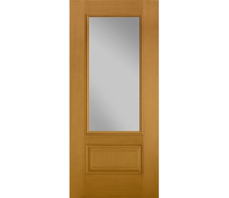 San Antonio Three Quaters light Fiberglass Entry Door