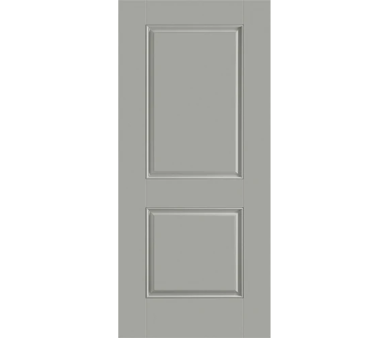 San Antonio Two Panel Square Fiberglass Entry Door